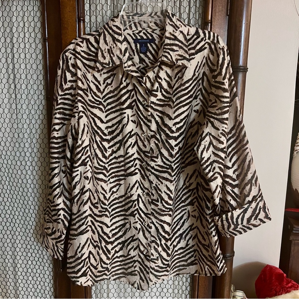 Westbound Animal Print Top
